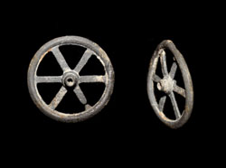 Bronze Age, Wheel, Hallstatt Culture, c. 8th-6th Cent. BC, Rare!